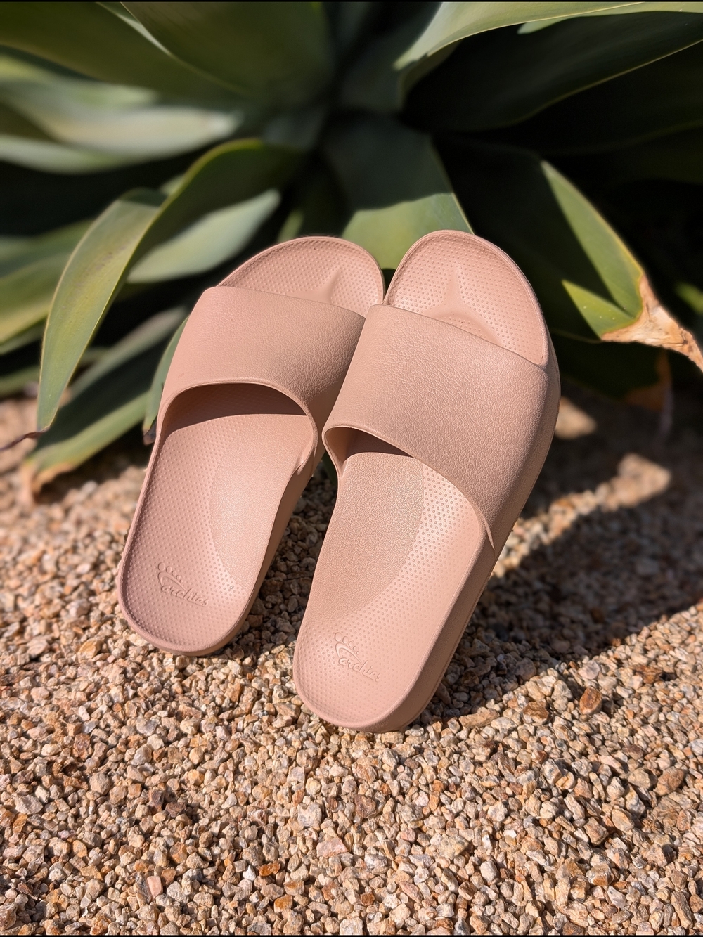 Archies Slide Sandal in Tan